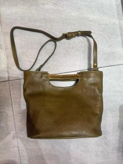 Top-handle / crossbody 23747 -Brown