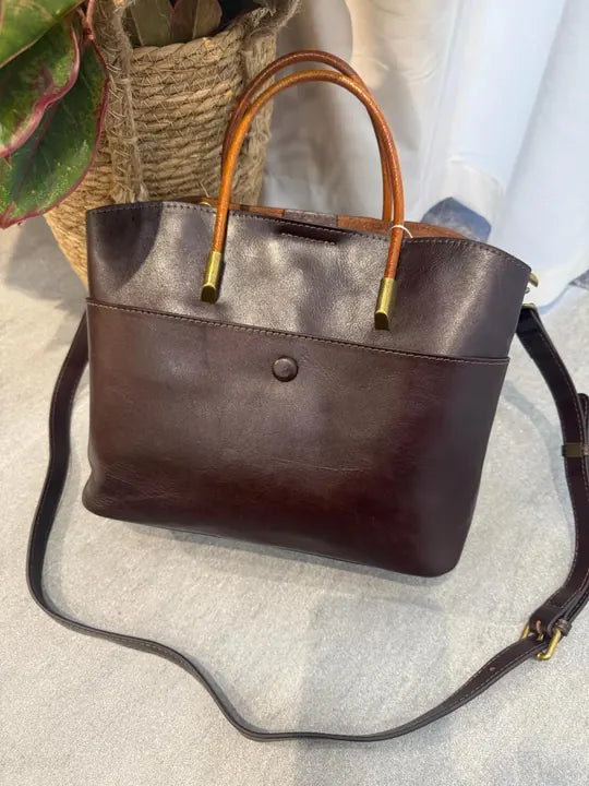 Top-handle / crossbody 9029 -Brown