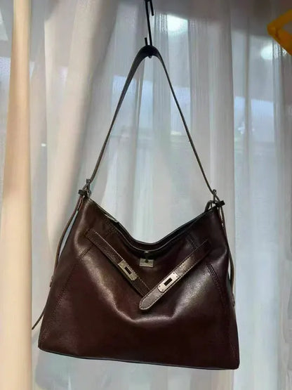 Shoulder tote 5069 -Taupe