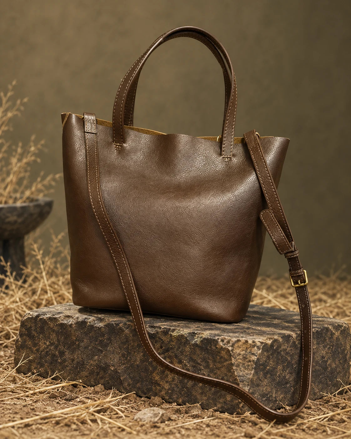Top-handle tote -9004 — studio image
